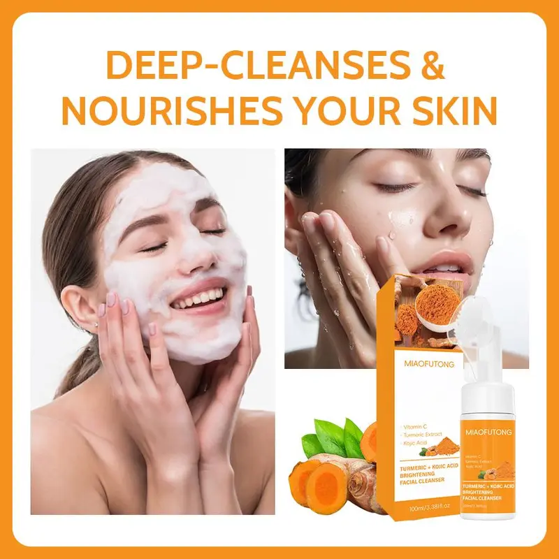 Kit de soins de la peau au curcuma