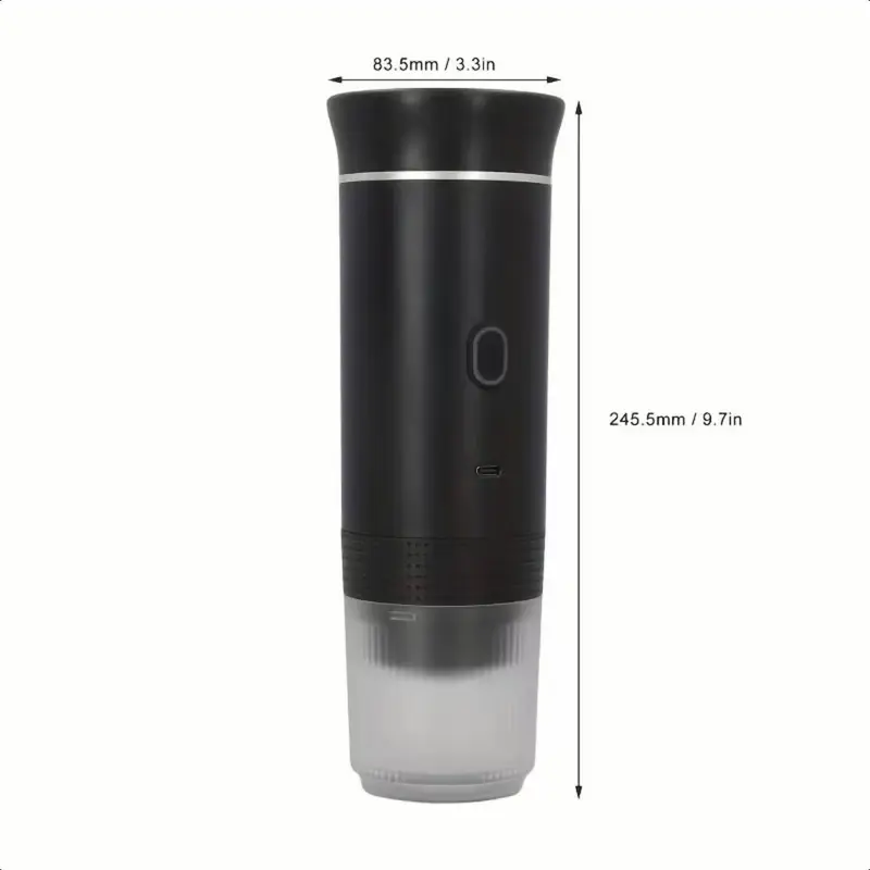 Machine à expresso portable - Mini machine à café 3-en-1 rechargeable pour voiture, bureau ou voyage