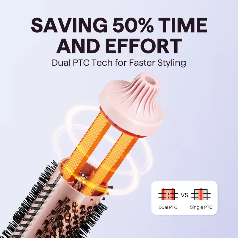 Wavytalk - Brosse thermique ionique 1,5 pouce Boost Blowout