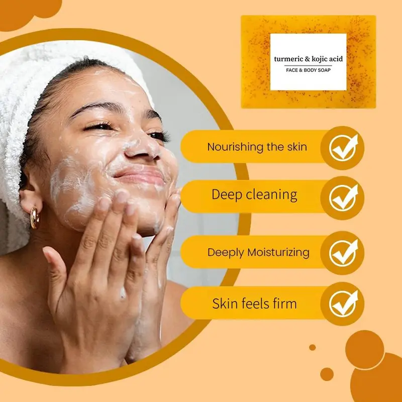 Kit de soins de la peau au curcuma