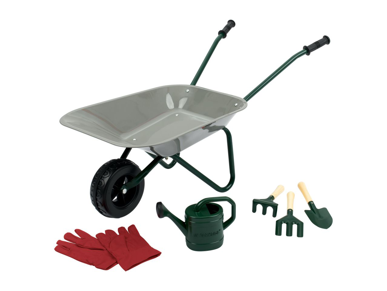 Mini Jardinier - Playtive Brouette et outils de jardinage pour enfant