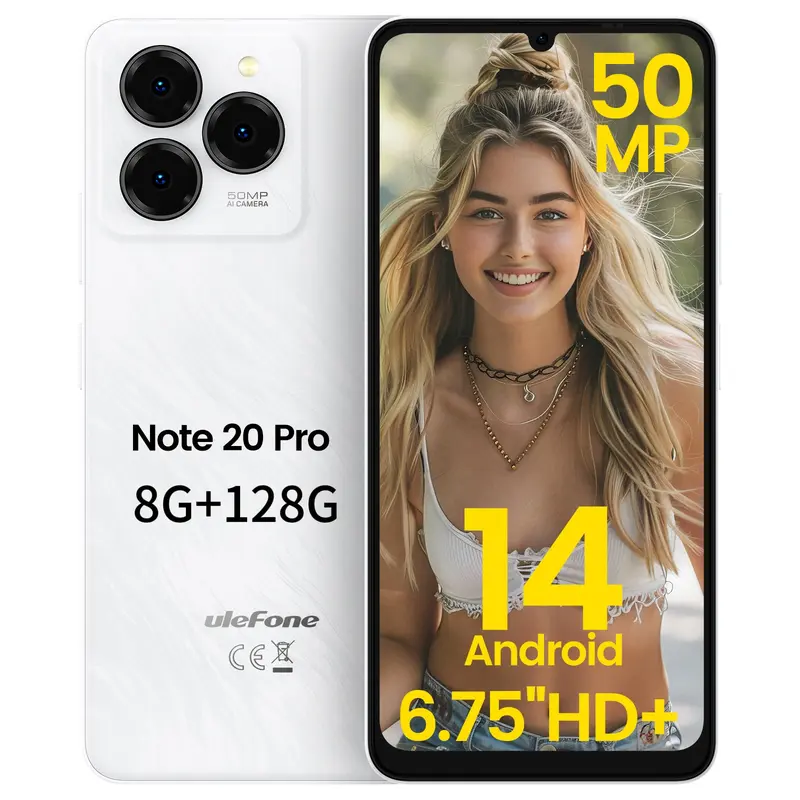 Ulefone Note 20 Pro - 128 Go  - Blanc